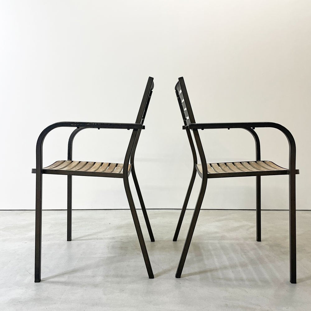 エミュー emu セーニョチェア SEGNOCHAIR ガーデンチェア アーム スタッキング イタリア ニ脚セット B ●
