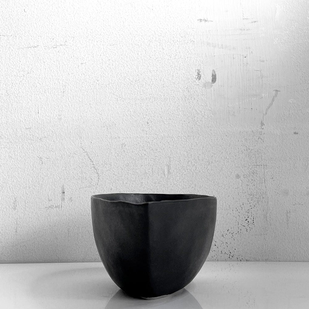 井山三希子 片口 ピッチャー H6.5cm タタラ作り 陶芸家 現代作家 ■