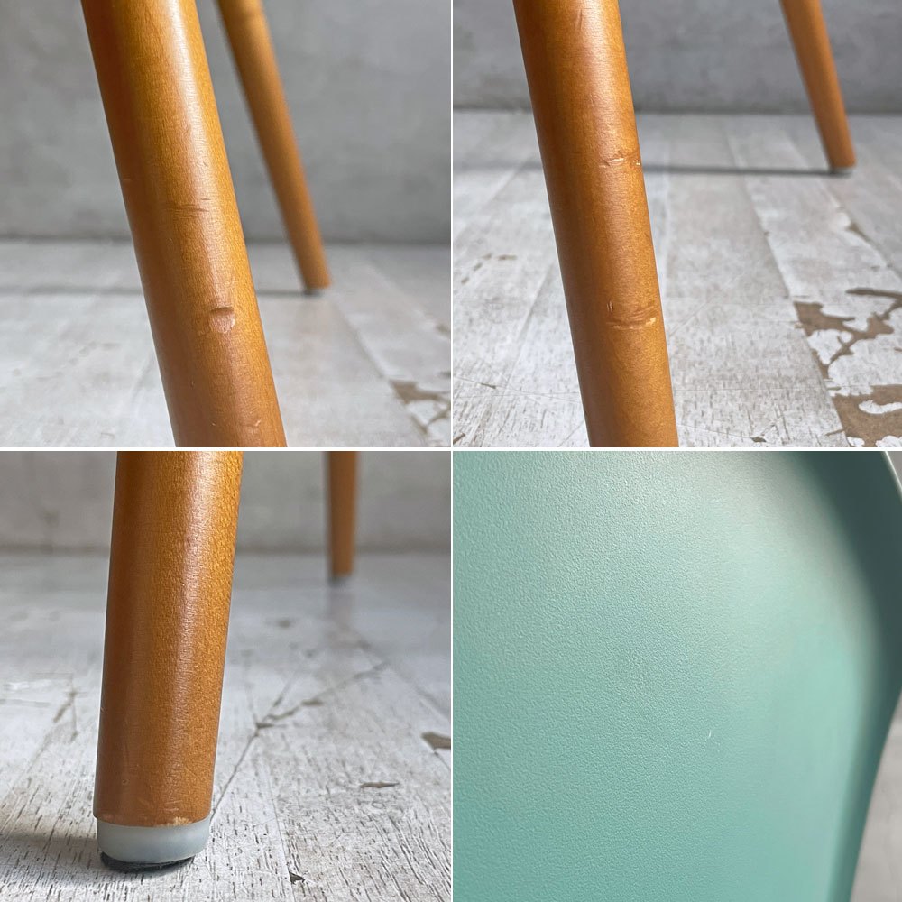 ヴィトラ Vitra サイドシェルチェア ドゥエルレッグベース ポリプロピレン製 C&R イームズ ミッドセンチュリーデザイン ♪
