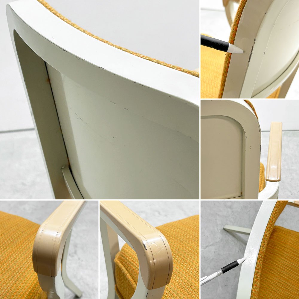 スチールケース Steelcase タンカーチェア ペインテッドスチール × ファブリック US ビンテージ Vintage レトロ インダストリアル ●