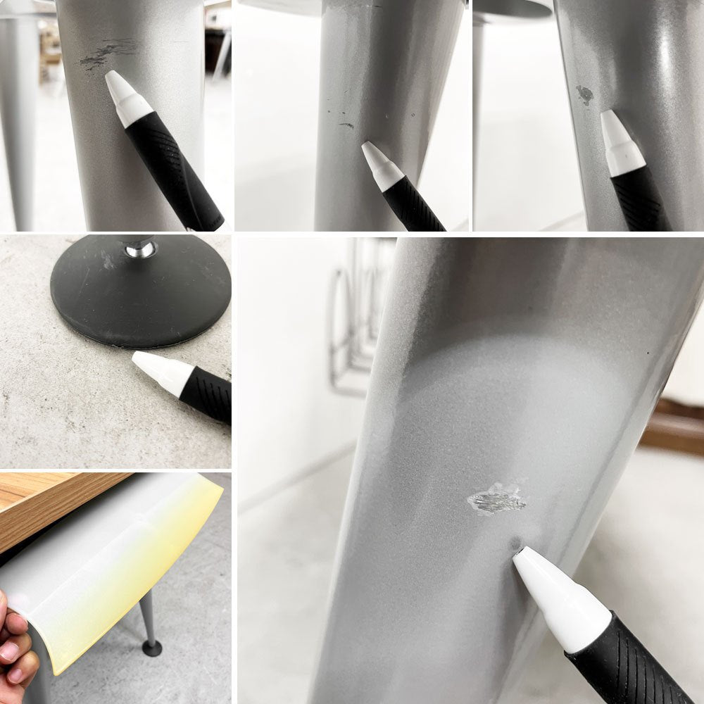 ハーマンミラー Herman Miller アバックエンバイロメンツ ABAK ミーティングテーブル デスク W140cm オークカラー ケーブルスパイン付き ティム・ウォレス A●