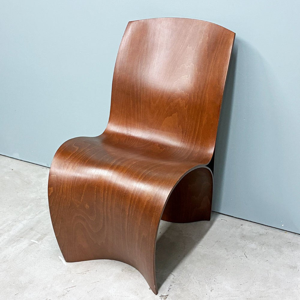 モローゾ MOROSO スリースキンチェア Three Skin Chair ロン・アラッド Ron Arad ブナ材 プライウッド 3D曲げ加工 ◎