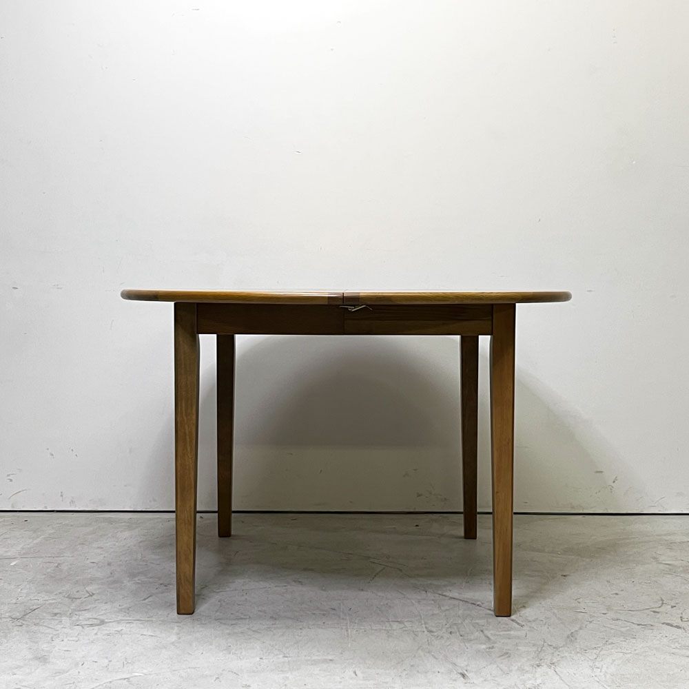 リセノ Re:CENO フォーク folk エクステンション EX ダイニングテーブル オーク材 伸長式 110-170cm 北欧テイスト 定価￥133,000- ●