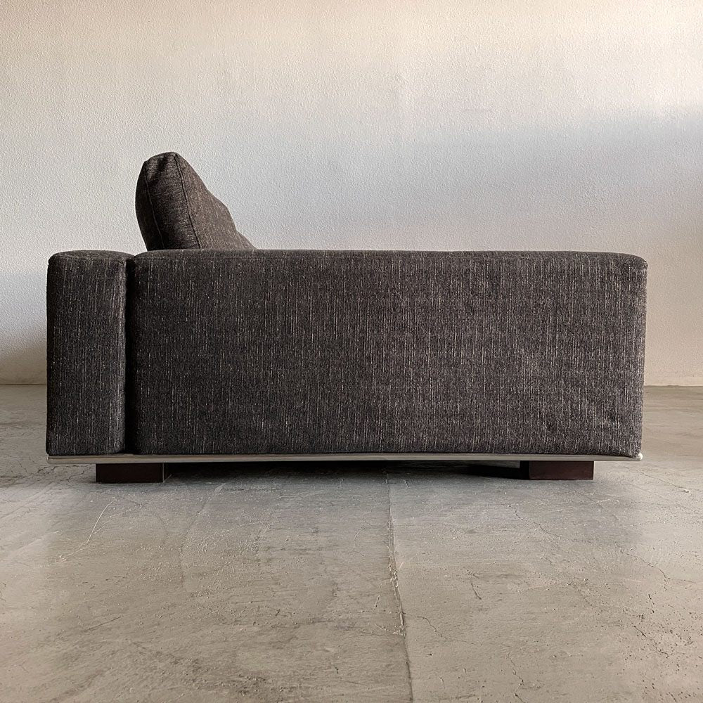 モーダエンカーサ moda en casa インカント incanto カウチソファ 左M+N & 右X+Y カバーリング生地 黒系ミックス色 参考価格～35万円 稀少廃番品 〓