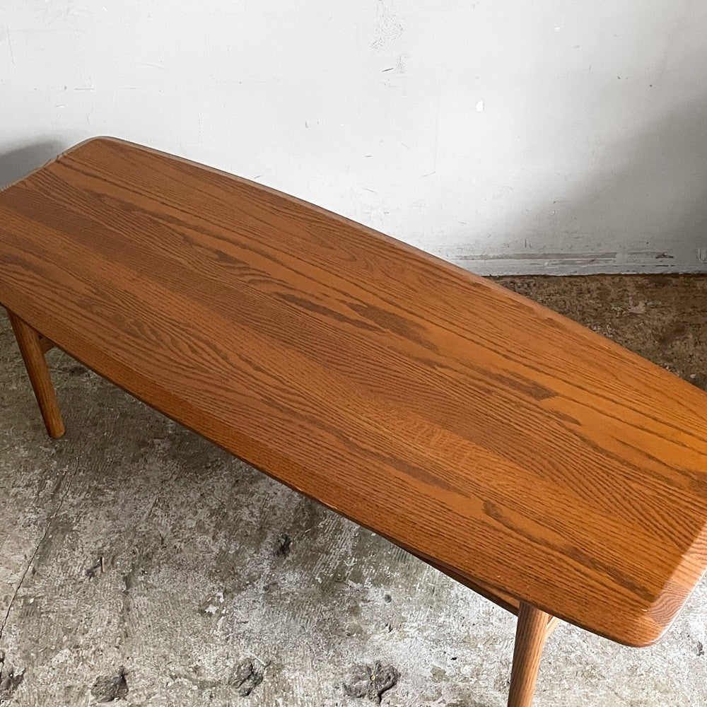 モモナチュラル Momo Natural リバーゲート RIVERGATE エレベーターテーブル センターテーブル オーク材 W125cm 北欧スタイル ■