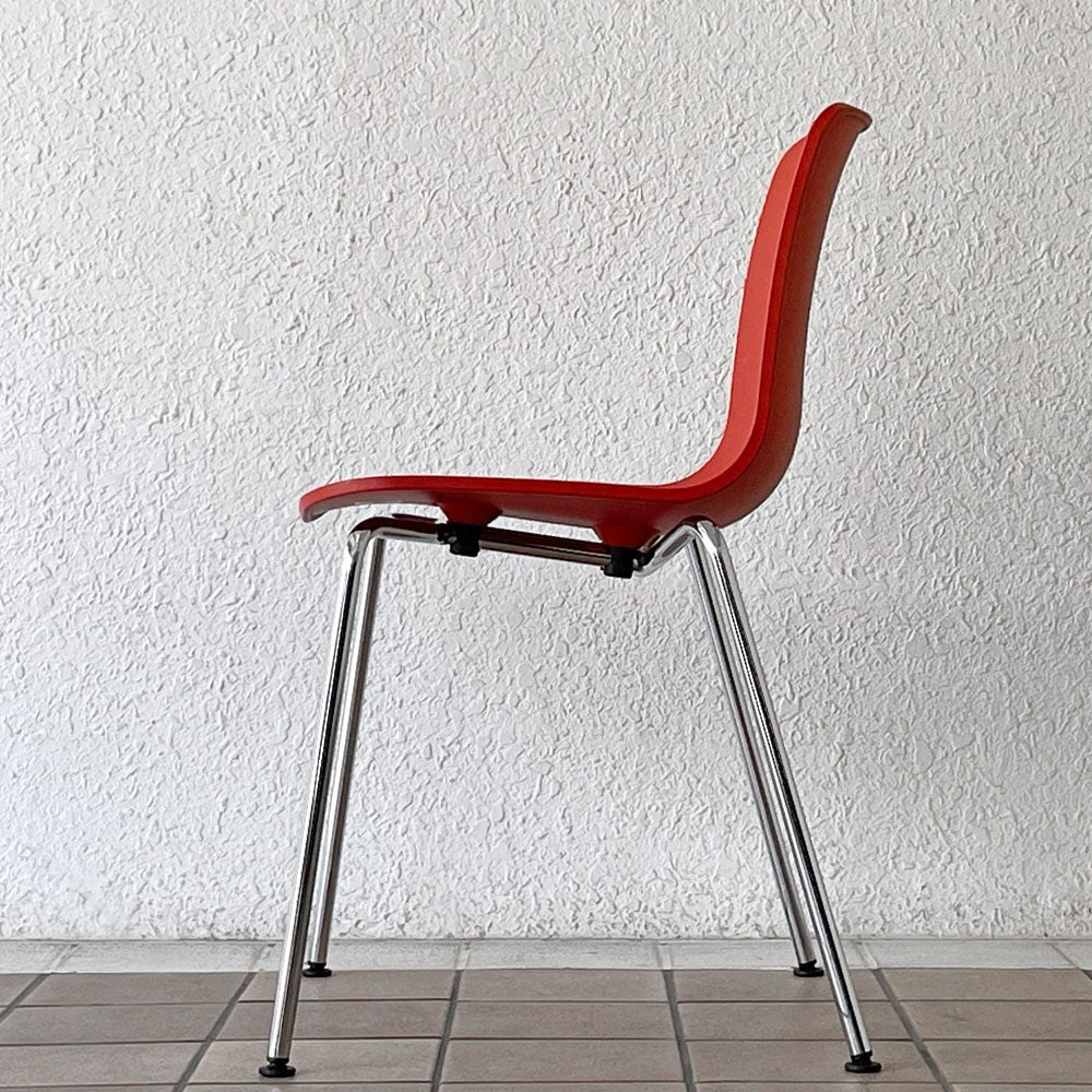 ヴィトラ vitra ハルチューブ HAL Tube サイドチェア ダイニングチェア ブリック スタッカブル ジャスパー・モリソン ◇