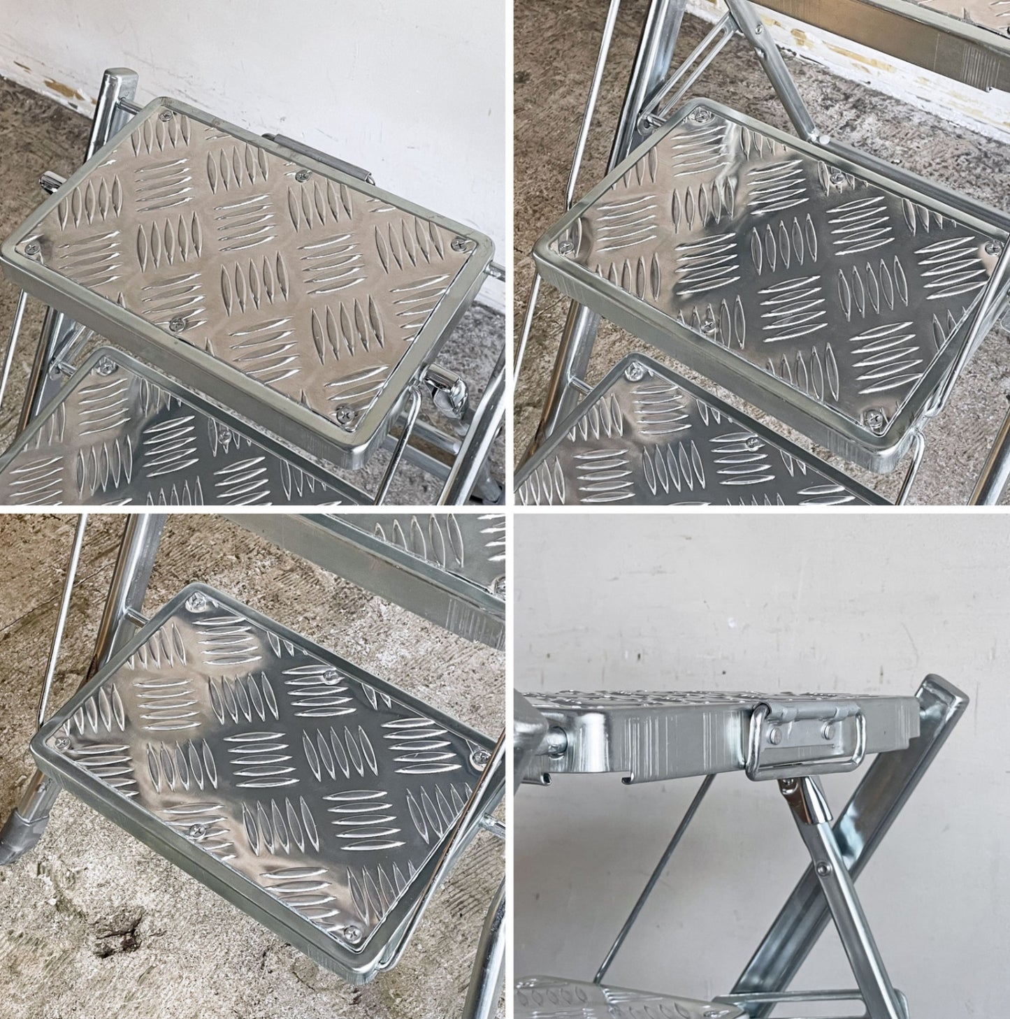 ダルトン DULTON フォールディング 3 ステップス FOLDING 3STEPS GALVANIZED 脚立 インダストリアル 廃番 ■