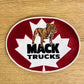マックトラックス Mack Trucks ブルドッグ ワッペン W20.5cm 米国 USビンテージ ●