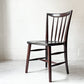 松本民芸家具 220F型 チェア Finnish style Chair ダイニングチェア ミズメザクラ材 民藝家具 和モダン 定価￥148,500- B ★
