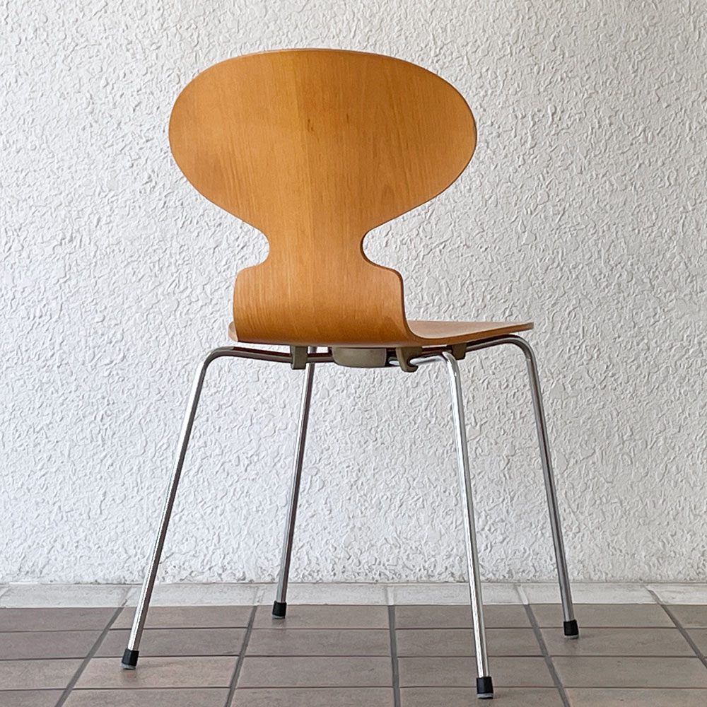 フリッツハンセン Fritz Hansen 3101 アリンコチェア アントチェア 4本脚 ナチュラルビーチ ラッカー仕上げ フェルトグライズ アルネ・ヤコブセン ◇