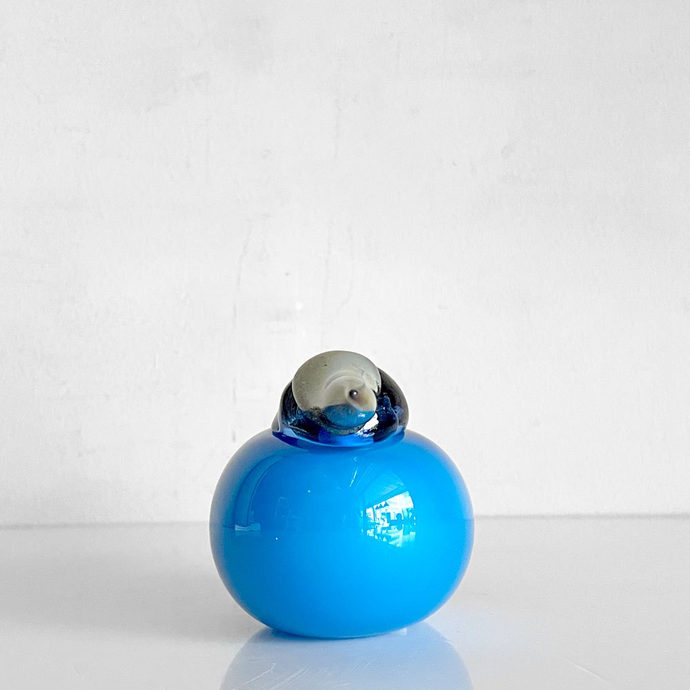イッタラバード iittala バーズバイトイッカ Birds by Toikka キングフィッシャー Kingfisher ターコイズ 復刻品 オイバ・トイッカ 箱付き 北欧雑貨 ■