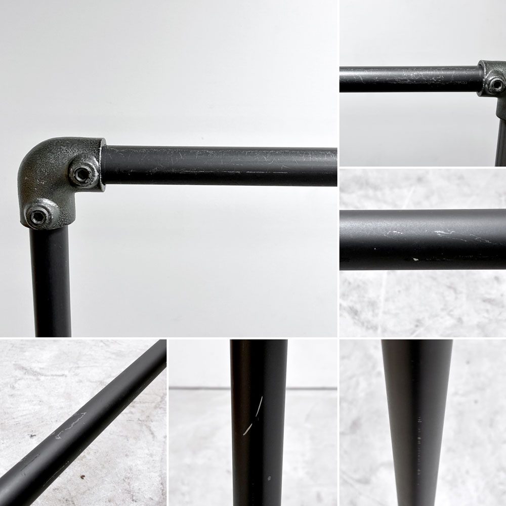 インダストリアルデザイン Industrial Design ハンガーラック 水道管パイプ ガス管 オーダー品 キャスター付き 店舗什器 ●