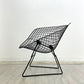 ノル Knoll ビンテージ ダイヤモンドチェア Diamond Chair ラージ ハリー ベルトイア Harry Bertoia ブラック ミッドセンチュリー 名作 ●