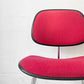 ハーマンミラー Herman Miller ツーピースプラスチックチェア Two Piece Plastic Chair DCM レッド ファブリック ビンテージ ミッドセンチュリー イームズ ★