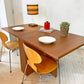 モーダエンカーサ moda en casa 2+2 table バタフライ ダイニングテーブル ウォールナット w160cm 拡張天板 シンプルモダン 廃盤 ★