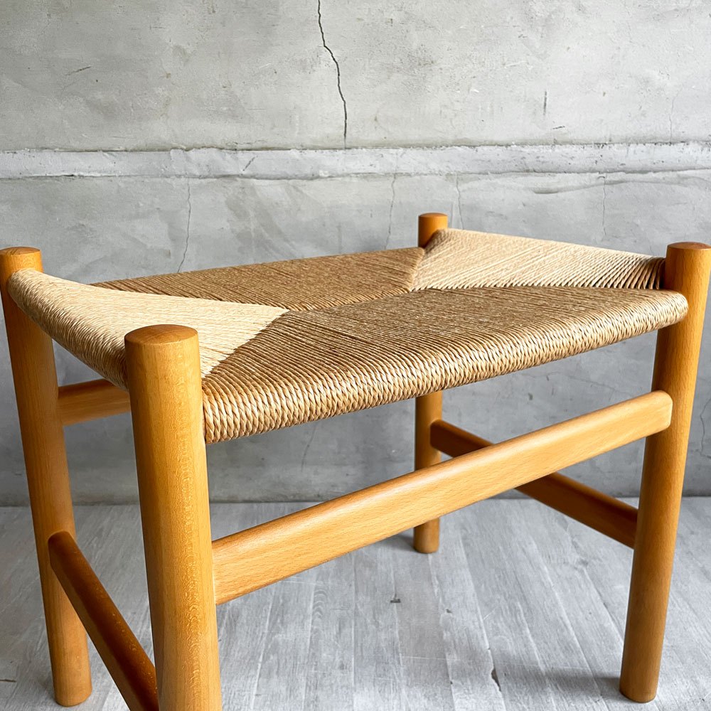 カールハンセン＆サン Carl Hansen & Son CH53 フットスツール オットマン ペーパーコード ビーチ材 オイル仕上げ ハンス・J・ウェグナー ♪