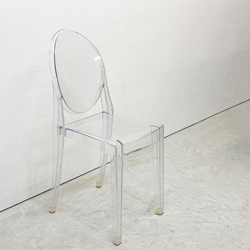 カルテル Kartell ビクトリア ゴースト Victoria Ghost クリスタル ダイニングチェア フィリップ・スタルク Philippe Starck イタリアモダン B ●