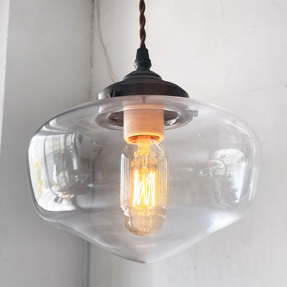 アルケストラ ARKESTRA スクールシェードランプ School Shade Lamp ペンダントライト 真鍮 ガラス 店舗什器 ★