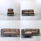 ジャーナルスタンダードファニチャー j.s.F ラバルセクショナルソファ LAVAL SECTIONAL SOFA 3Pソファ スチール レザー調ファブリック 工業系 ●
