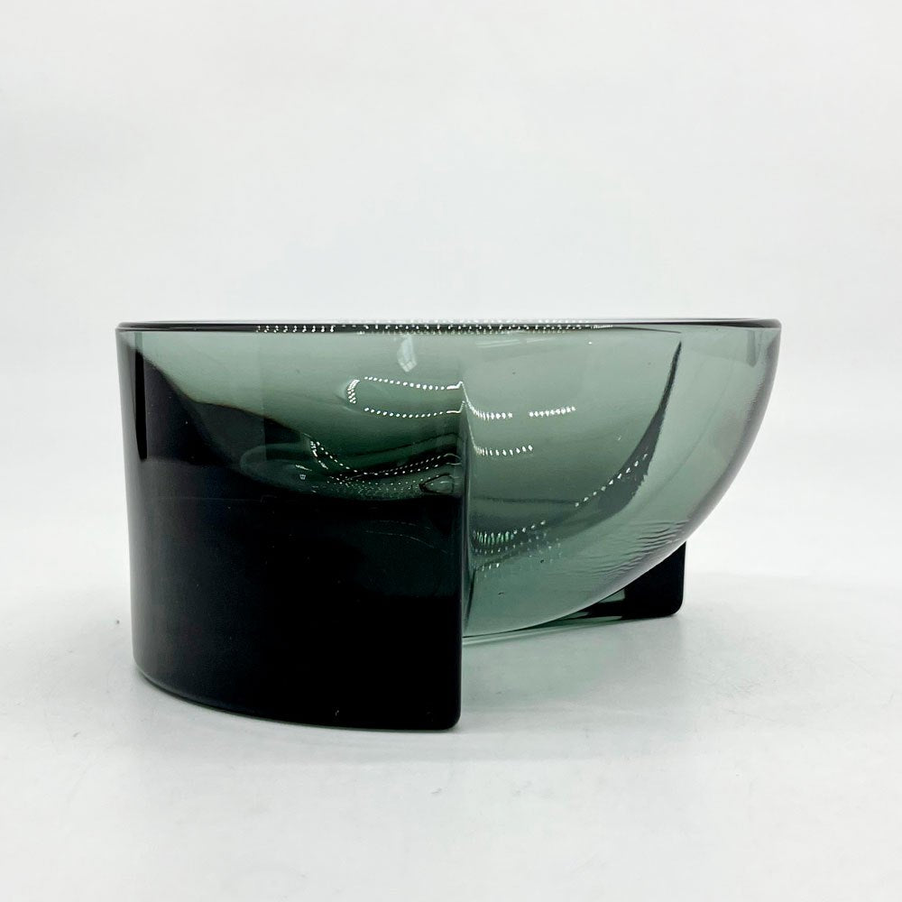 イッタラ iittala クル Kuru ガラスボウル 小物入れ Φ12cm グレー フィリップ・マルイン フィンランド 北欧雑貨 ●