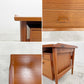 シバストファニチャー SIBAST FURNITURE No.207 両袖デスク チーク材 アルネ・ヴォッダー デンマークビンテージ 〓