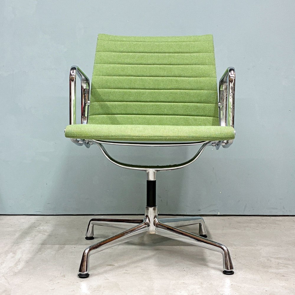 ヴィトラ vitra アルミナムグループ マネジメントチェア デスクチェア 4本脚 ファブリック グライズ 張り替え済み イームズ ◎