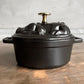 ストウブ STAUB ピギーココット オーバル 両手鍋 スペシャルシェイプ ブラック 17cm 豚 鋳物 キャセロール ガス オーブン IH対応 フランス ♪