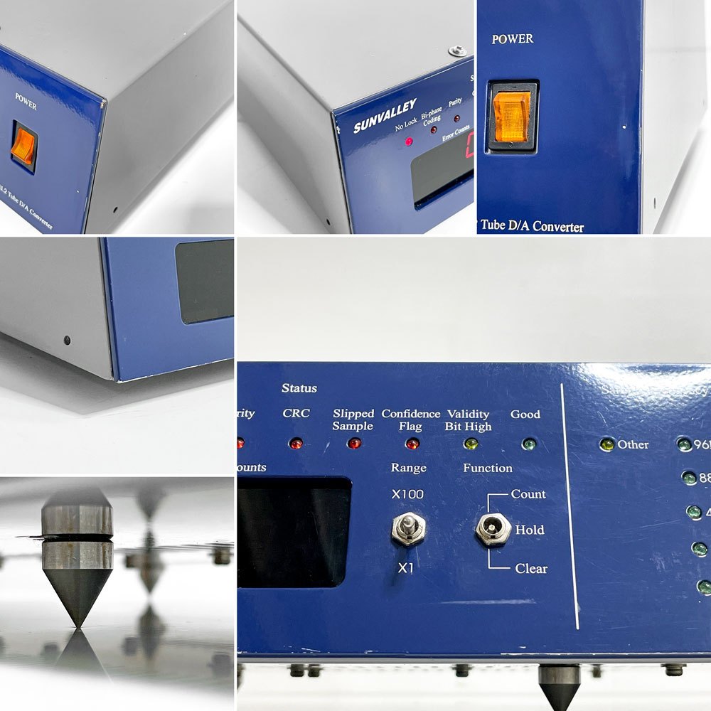 サンバレー SUNVALLEY MODEL 2 真空管式 D/Aコンバーター インシュレーター付き 現状品 ●