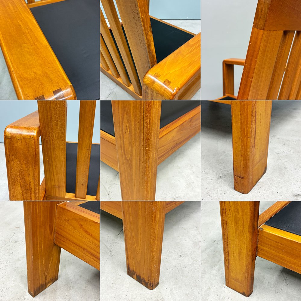 スキャンティーク SCANTEAK 1Pソファ シングルソファ 1人掛け チーク無垢材 ファブリック チャコールグレー 北欧スタイル ◎