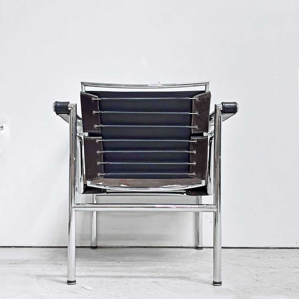 ル・コルビュジェ Le Corbusier LC1 スリングチェア ハラコレザー 牛革 名作家具 リプロダクト品 ●