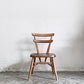 アーコール Ercol ダブルバックチェア キッズチェア イエロードット 黄色 スタッキング エルム材 UKビンテージ Vintage 英国家具 ■