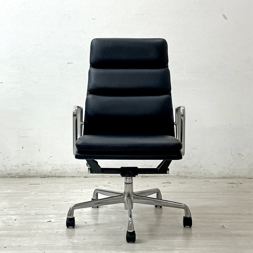 ハーマンミラー Herman Miller ソフトパッドグループ エグゼクティブチェア ハイバック イームズ 5スターベース ミッドセンチュリー ●