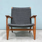 カールハンセン＆サン Carl Hansen & Son CH25 イージーチェア ラウンジチェア ウォールナット材 ブラックペーパーコード ハンス・J・ウェグナー デンマーク 北欧家具 ◎