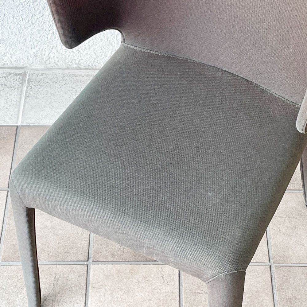 カッシーナ Cassina オラ 367 HOLA アームチェア ファブリック ハンス・ウェッツスタイン 参考定価￥228,000- 現状品 B◇