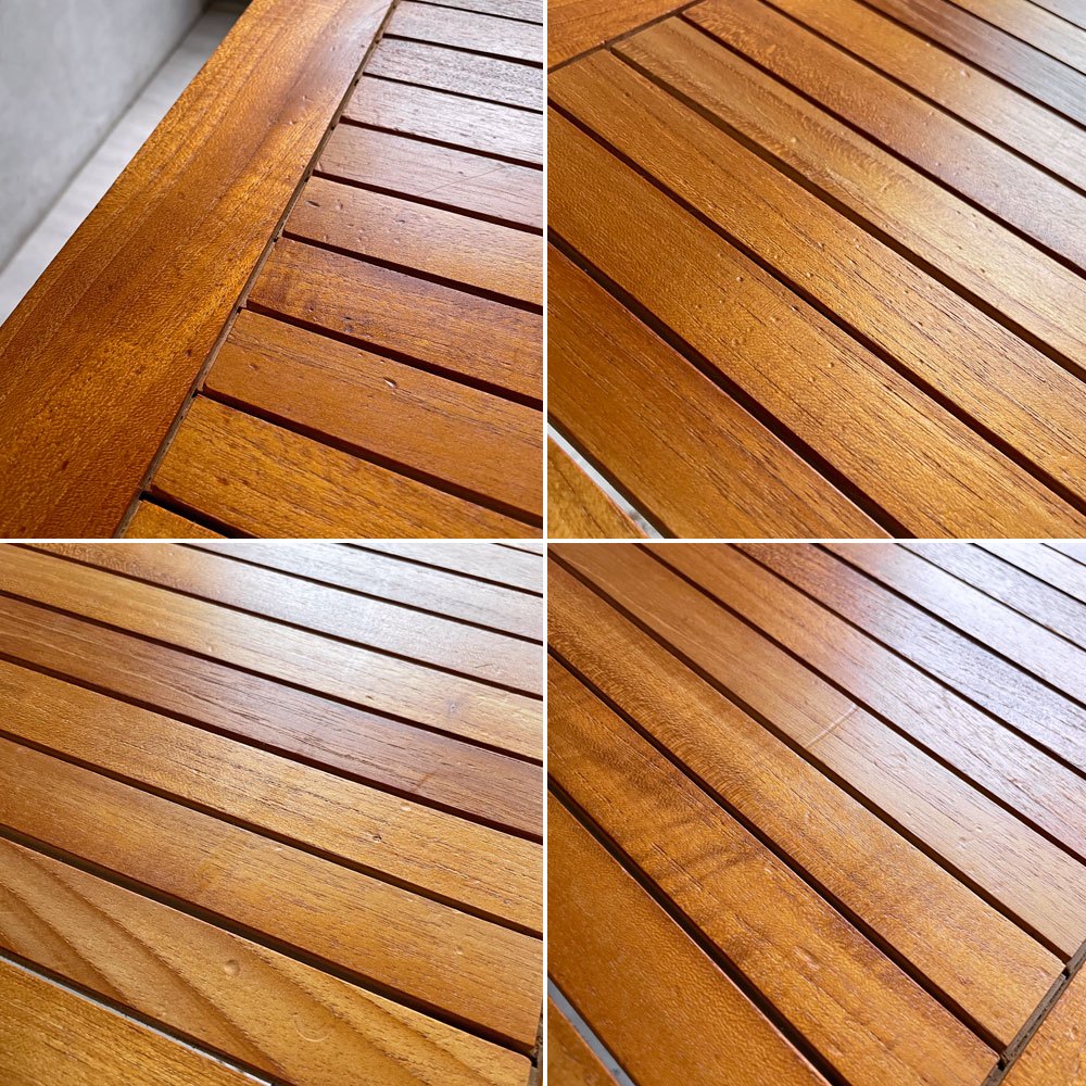 イスタナテラス ISTANA TERRACE レクタングラー テーブル Rectangular Table 160 ダイニングテーブル ガーデンテーブル 屋外使用可 アジアンチーク無垢材 定価￥250,800円