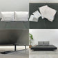 リーンロゼ ligne roset ロゼプラド ROSETPRADO 3シーターソファ 背クッション2個+別売り替えカバー2枚付き W240cm 定価約735,900円 〓