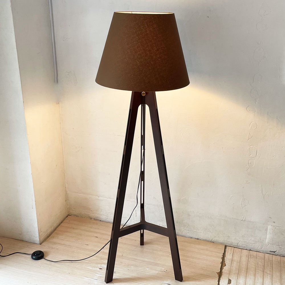 ワイスワイス WISE WISE アキ AKI CM-701 フロアランプ フロアスタンド 照明 ナラ材 高さ調整可能 ★