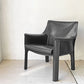 カッシーナ Cassina 414 CAB キャブチェア ラウンジチェア アームチェア 1シーター 本革 マリオ・ベリーニ 参考価格約65万 ★