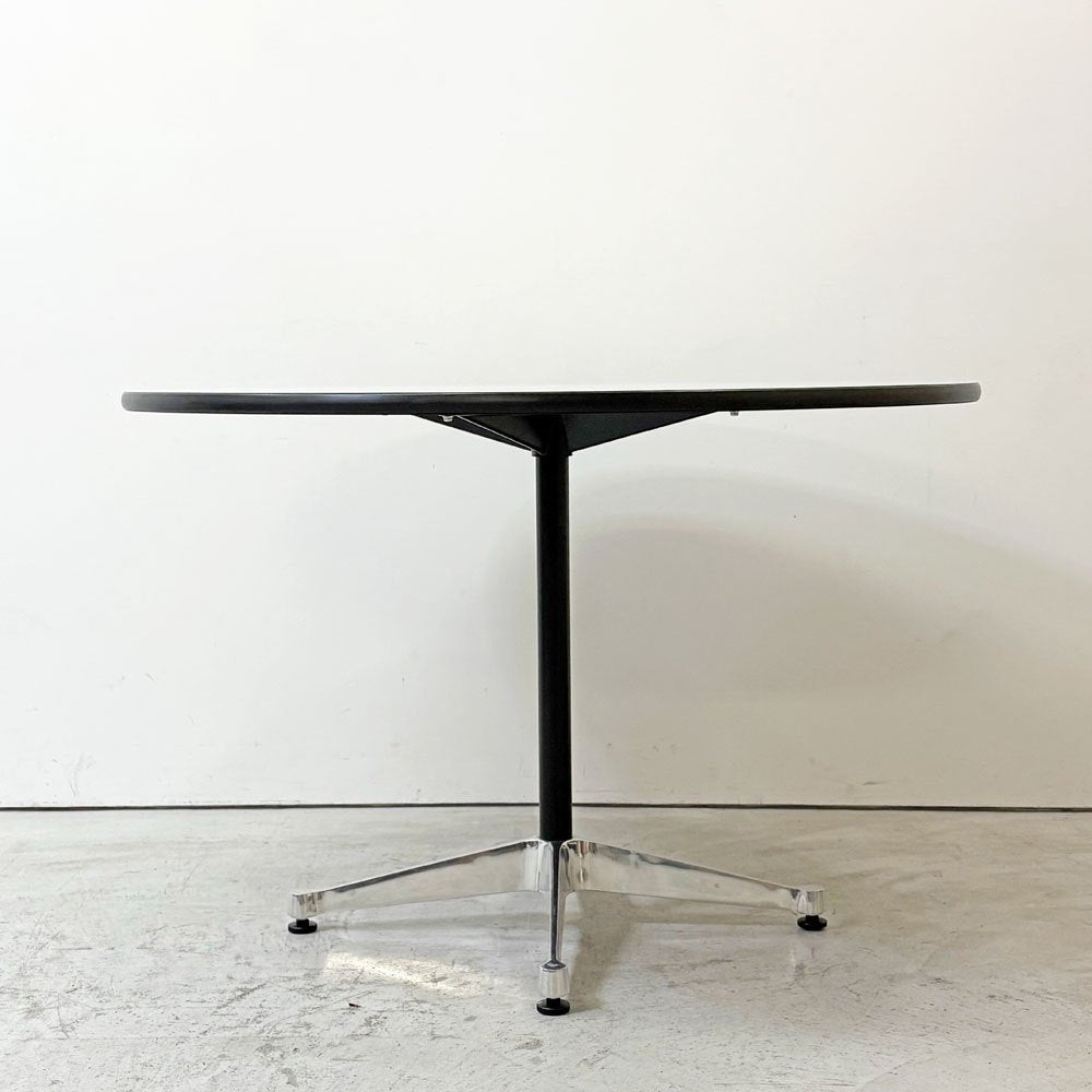 ハーマンミラー Herman Miller コントラクトテーブル ラウンドテーブル W106.5×H70cm ダイニングテーブル イームズ ミッドセンチュリーデザイン ●