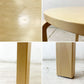 アルテック artek テーブル TABLE 90B ダイニングテーブル バーチ材 ナチュラルラッカー天板 Φ75cm アルヴァ・アアルト フィンランド 北欧家具  ●