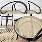 トーネット THONET ビンテージ No.209 ベントウット アームチェア コルビジェチェア ヴィエナチェア ダイニングチェア ラタンシート ◇