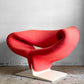 アーティフォート Artifort リボンチェア Ribbon Chair ビンテージ ラウンジチェア ピエール・ポラン Pierre Paulin 名作 希少ウッドベース ミッドセンチュリー ■