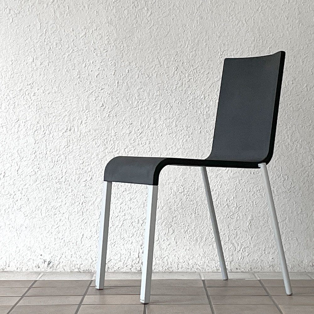 ヴィトラ vitra. ゼロスリー .03 ダイニングチェア ノンスタッキングチェア マールテン・ヴァン・セーヴェレン Maarten Van Severen ブラック B  ◇
