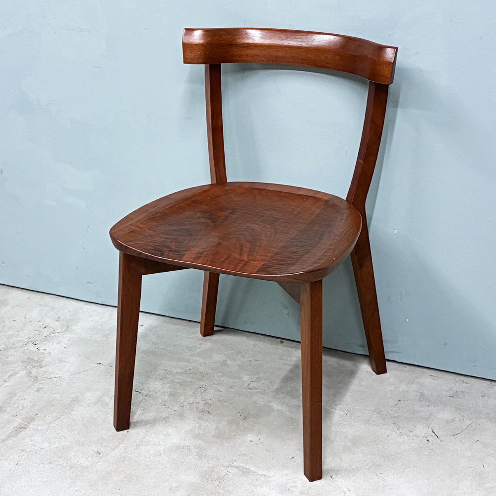 アーリータイムスアルファ EARLY TIMES α エテルノ ETERNO DC-4 ダイニングチェア ウォールナット無垢材 旭川家具 B ◎