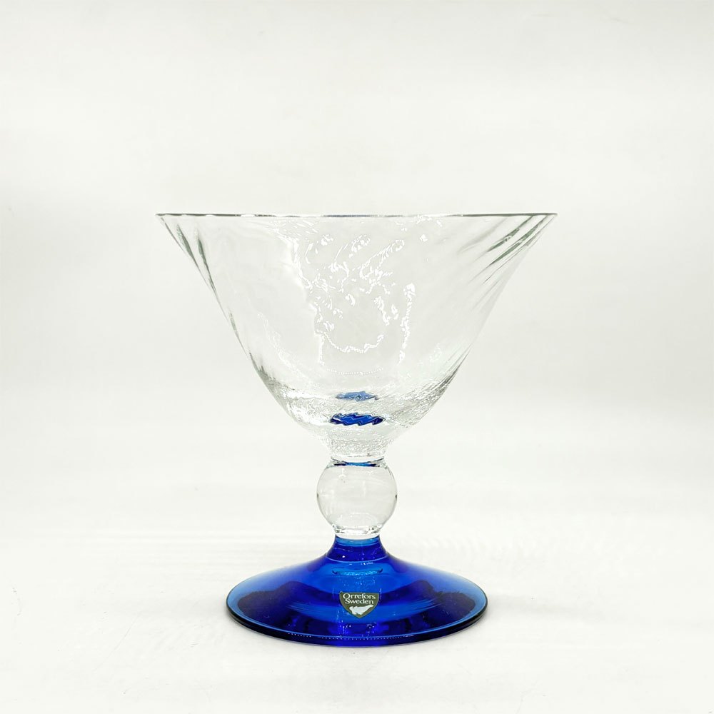 オレフォス Orrefors エイプリルボウル April bowl ガラスコンポート H13cm エリカ・ラーゲルビエルケ 北欧 スウェーデン ●
