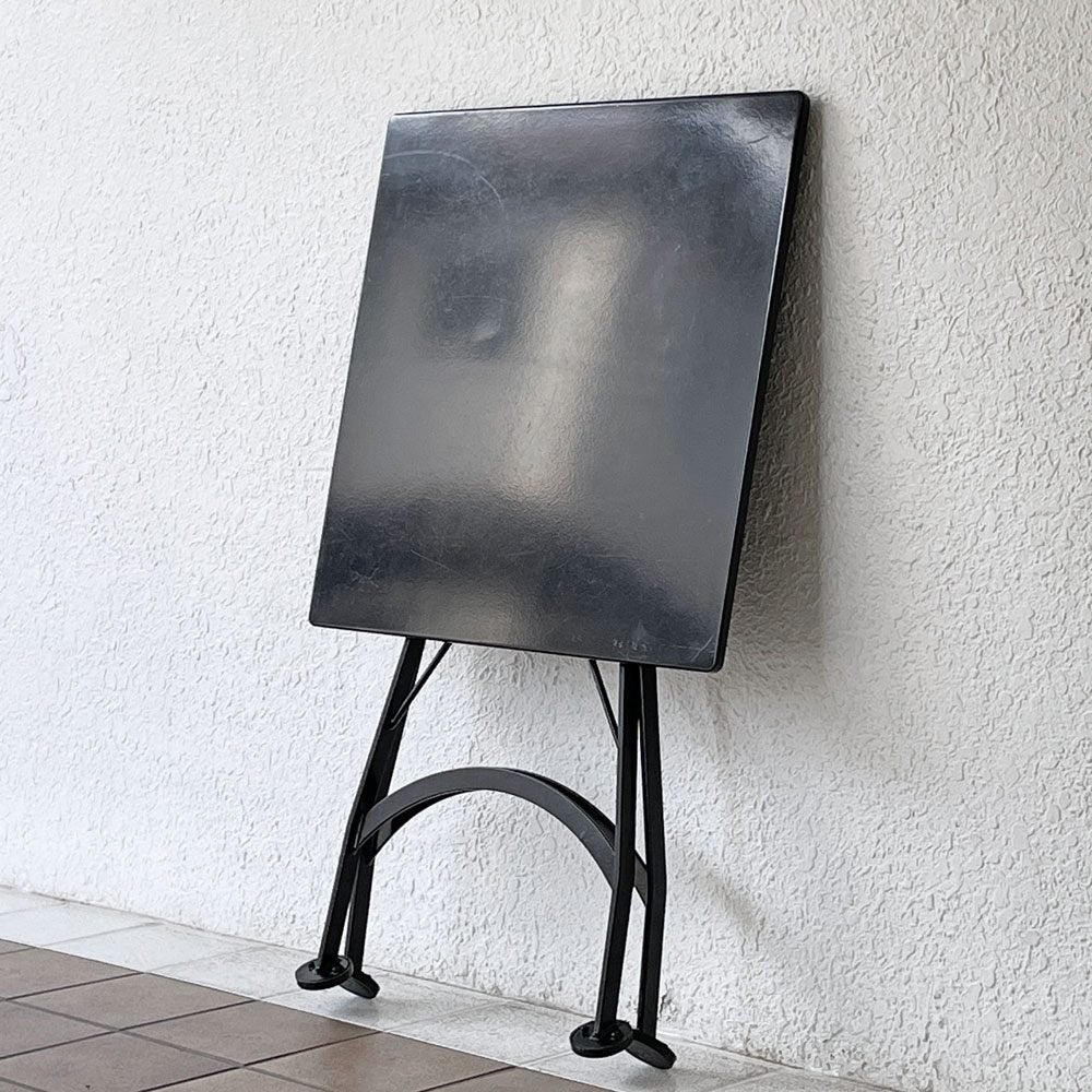 デマールフォージ demar forge ガーデンテーブル フォールディングテーブル 折り畳み スチール 屋外使用可 定価￥42,000- ◇