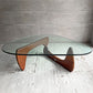 ヴィトラ vitra コーヒーテーブル Coffee Table イサムノグチ Isamu Noguchi ガラス天板 厚19mm ウォールナットフレーム ミッドセンチュリー 名作  参考定価￥514,800- ♪
