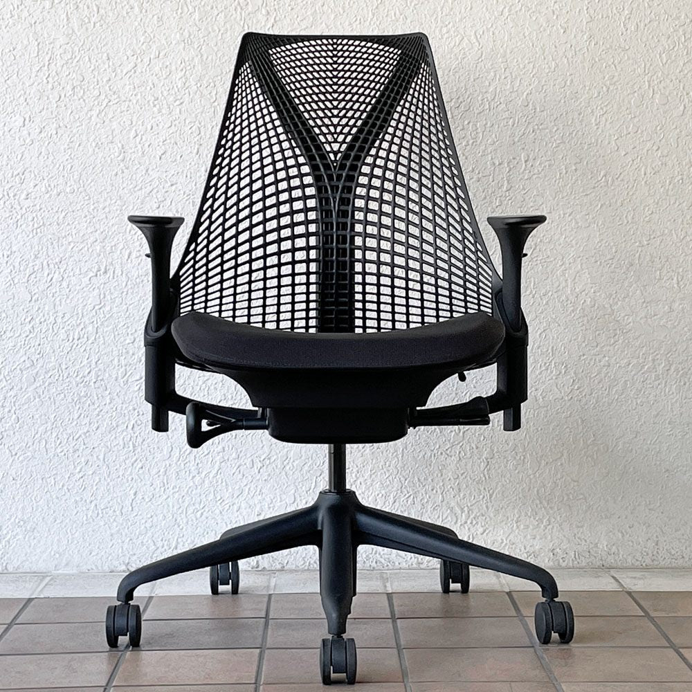 ハーマンミラー HermanMiller セイルチェア SAYL Chair サスペンションミドルバック アジャスタブルアーム デスクチェア タスクチェア イヴ・ベアール ◇