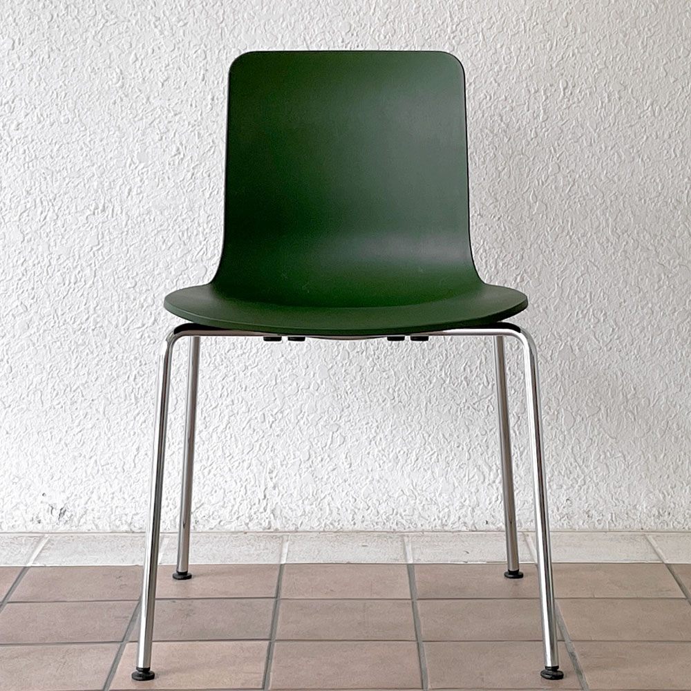 ヴィトラ vitra ハルチューブ HAL Tube サイドチェア ダイニングチェア スタッカブル グリーン ジャスパー・モリソン A ◇