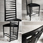 カッシーナ Cassina ヒルハウス 292 Hill House 1 ラダーバックチェア シルクベルベット ブラック チャールズ・レニー・マッキントッシュ 参考定価￥759,000- ♪